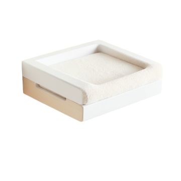 Flint Branch Wall-Mounted Cat Perch - White