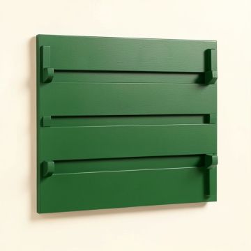 Stone Dale Empty Wall-Mounted Tool Organizer Panel - Green (synthetic illustration; no displayed measurements)