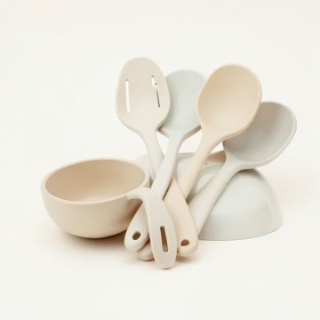 Nature Home Decor 7-Piece Rainbow Elite Kitchen Utensils Set (synthetic illustration; no displayed measurements)