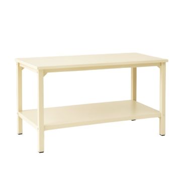Aspen Bend Empty Workshop Workbench - Ivory