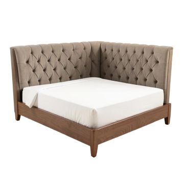 Balazuc Tufted Upholstered Standard Bed
