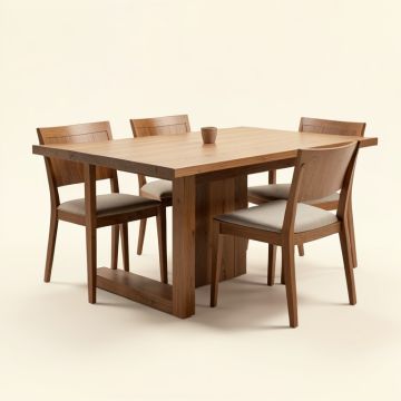 Winsted 4 Piece Counter Height Dining Set (synthetic illustration; no displayed measurements)