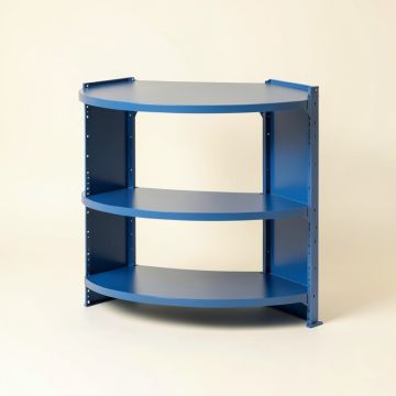 Hill Edge Desktop Shelving Unit - Blue (synthetic illustration; no displayed measurements)