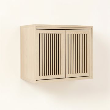 Rowan Dell Wall-Mounted Entry Cabinet - Beige (synthetic illustration; no displayed measurements)