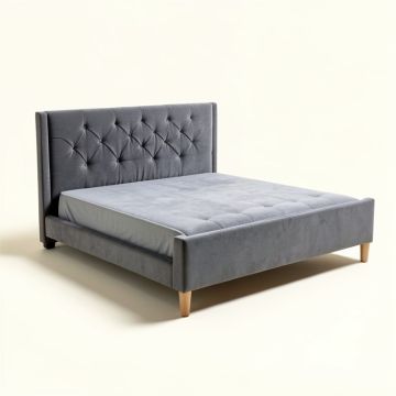 Fenny Queen Tufted Upholstered Low Profile Standard Bed (synthetic illustration; no displayed measurements)