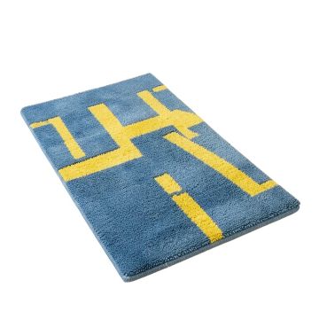 Ashlee Hand-Tufted Blue/Yellow Kids Rug