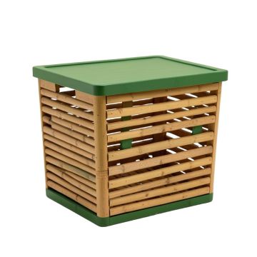 Pine Bridge Laundry Hamper - Green