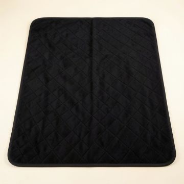 Shore Dale Bath Mat - Black (synthetic illustration; no displayed measurements)