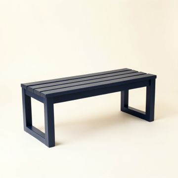 Briar Crossing Indoor Bench - Navy (synthetic illustration; no displayed measurements)