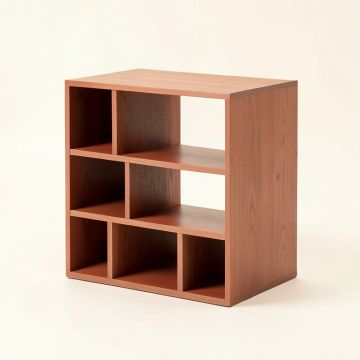 Oak Canyon Desktop Shelving Unit - Terracotta (synthetic illustration; no displayed measurements)