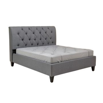 Adisson Twin Tufted Upholstered Platform Bed