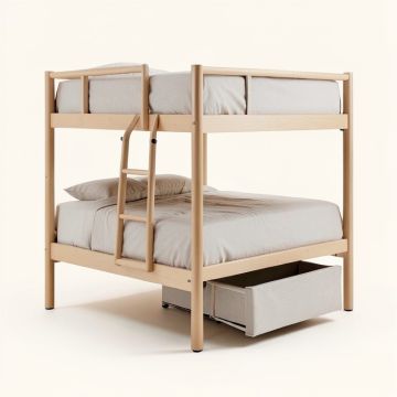 Consuelo Twin Over Full Bunk Bed With Trundle (synthetic illustration; no displayed measurements)