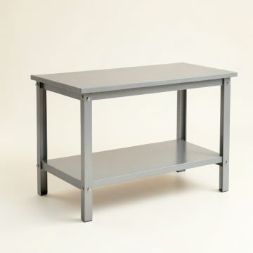 Shore Bend Empty Workshop Workbench - Gray (synthetic illustration; no displayed measurements)