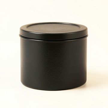 Clay Canyon Storage Canister With Lid - Black (synthetic illustration; no displayed measurements)