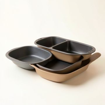 Euro-Ware 5 Piece Non-Stick Bakeware Set (synthetic illustration; no displayed measurements)