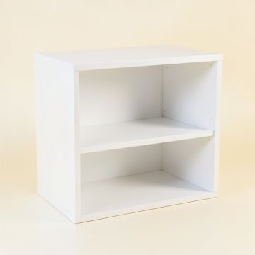 Ash Bluff Low Toy Storage Unit - White (synthetic illustration; no displayed measurements)