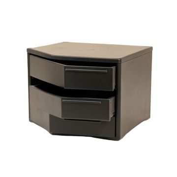 Holly Canyon Small-Parts Storage Drawer Cabinet - Black