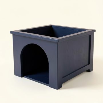 Brook Crest Empty Furniture-Style Litter Enclosure - Navy (synthetic illustration; no displayed measurements)