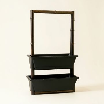 Cove Bridge Empty Vertical Garden Frame - Black (synthetic illustration; no displayed measurements)