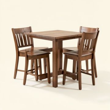 Abri Williamsport 5 Piece Bar Height Dining Set (synthetic illustration; no displayed measurements)