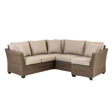 Venedy Outdoor 9 Piece Sofa Seating Group With Cushions