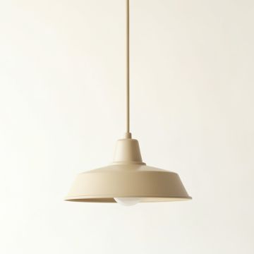 Cedar Brook Pendant Light Suspended From One Plain Cable - Beige (synthetic illustration; no displayed measurements)