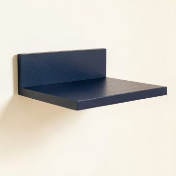 Fern Falls Wall-Mounted Cat Perch - Navy (synthetic illustration; no displayed measurements)
