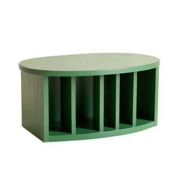 Clay Bend Shoe Storage Bench - Green