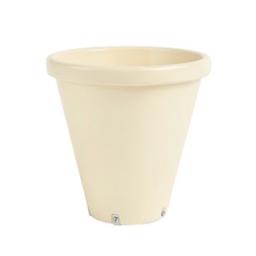 Vale Bridge Empty Railing Planter With Integral Brackets - Ivory