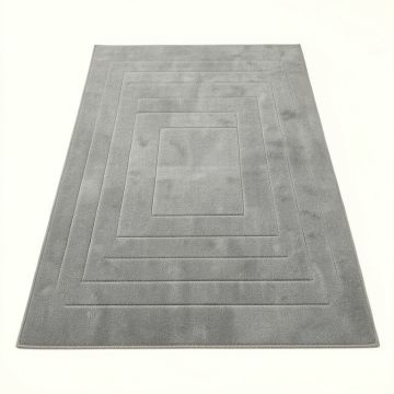 Moss Branch Rectangular Outdoor Rug - Gray (synthetic illustration; no displayed measurements)