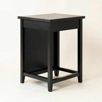 Cove Dell Freestanding Laundry Folding Counter - Black (synthetic illustration; no displayed measurements)