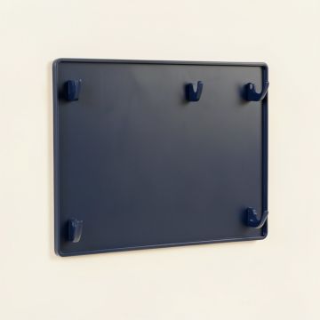 Hazel Branch Empty Wall-Mounted Tool Organizer Panel - Navy (synthetic illustration; no displayed measurements)