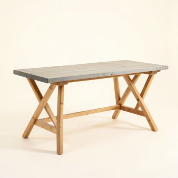 Shore Branch Empty Workshop Workbench - Gray (synthetic illustration; no displayed measurements)