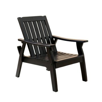 Moss Bluff Outdoor Lounge Chair - Black