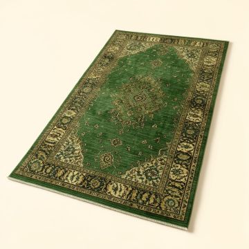 Mamluk Green Area Rug (synthetic illustration; no displayed measurements)