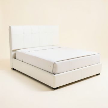 California King Upholstered Platform Bed (synthetic illustration; no displayed measurements)