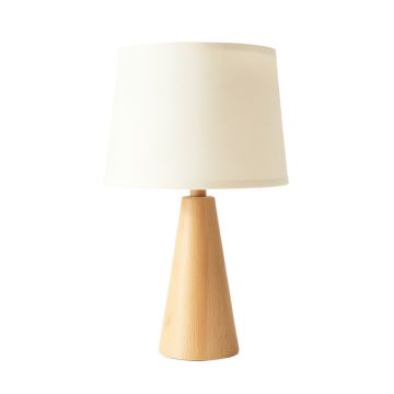 Summit Bluff Table Lamp With A Plain Fabric Shade - Ivory