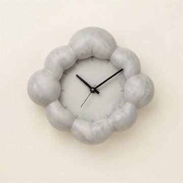Eclectic Cloudy Wall Clock (synthetic illustration; no displayed measurements)