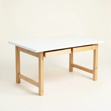 Hill Bluff Empty Workshop Workbench - White (synthetic illustration; no displayed measurements)