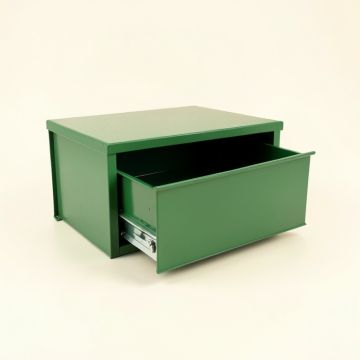 Cove Crossing Small-Parts Storage Drawer Cabinet - Green (synthetic illustration; no displayed measurements)
