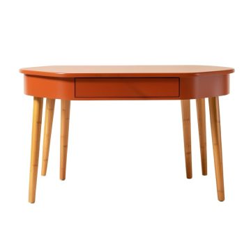Rowan Edge Writing Desk - Terracotta