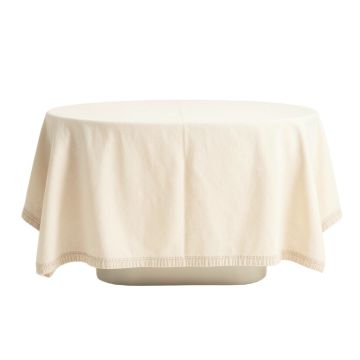 Fern Bridge Flat Bed Sheet - Cream