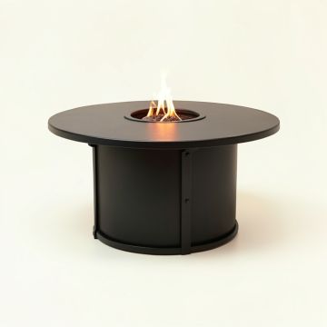 Polyresin Propane/Natural Gas Fire Pit Table (synthetic illustration; no displayed measurements)