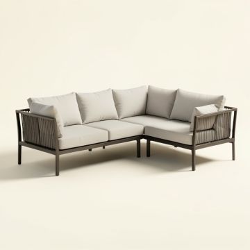 Alp Patio Sectional With Cushions (synthetic illustration; no displayed measurements)