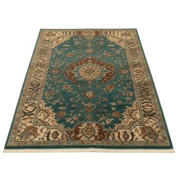Dominica Blue/Brown/Teal Area Rug