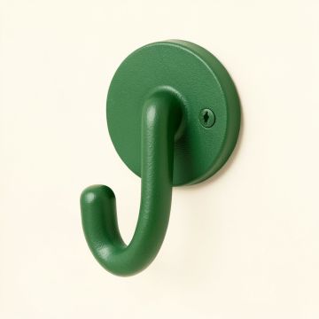Meadow Crossing Wall-Mounted Robe Hook - Green (synthetic illustration; no displayed measurements)