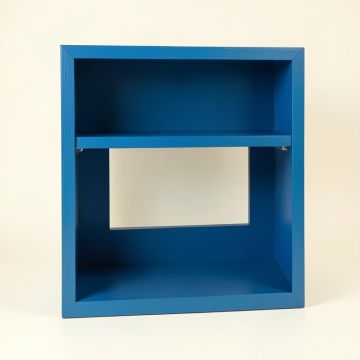 Lake Arc Empty Mug-Storage Cabinet Insert - Blue (synthetic illustration; no displayed measurements)