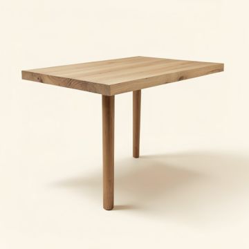 Pruneda Gathering Counter Height Solid Wood Dining Table (synthetic illustration; no displayed measurements)