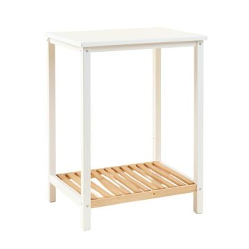 Heath Crossing Freestanding Laundry Folding Counter - White