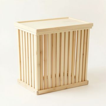 Holly Brook Laundry Hamper - Cream (synthetic illustration; no displayed measurements)
